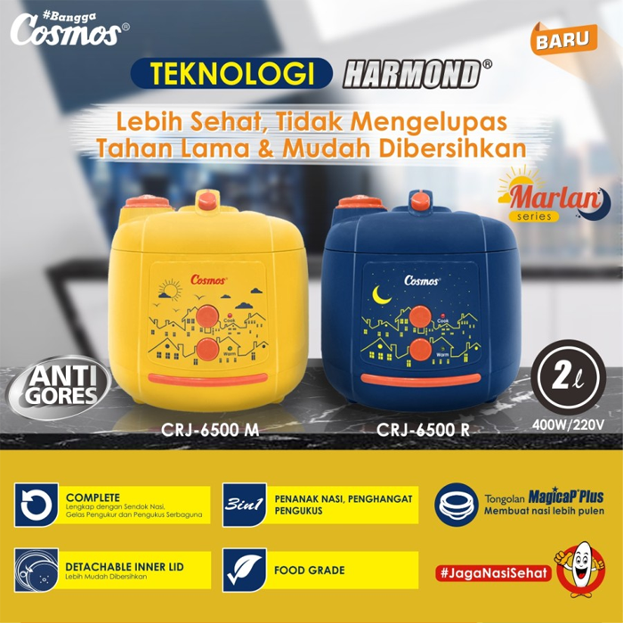 Cosmos Rice Cooker Harmond 3in1 2 L - CRJ6500M